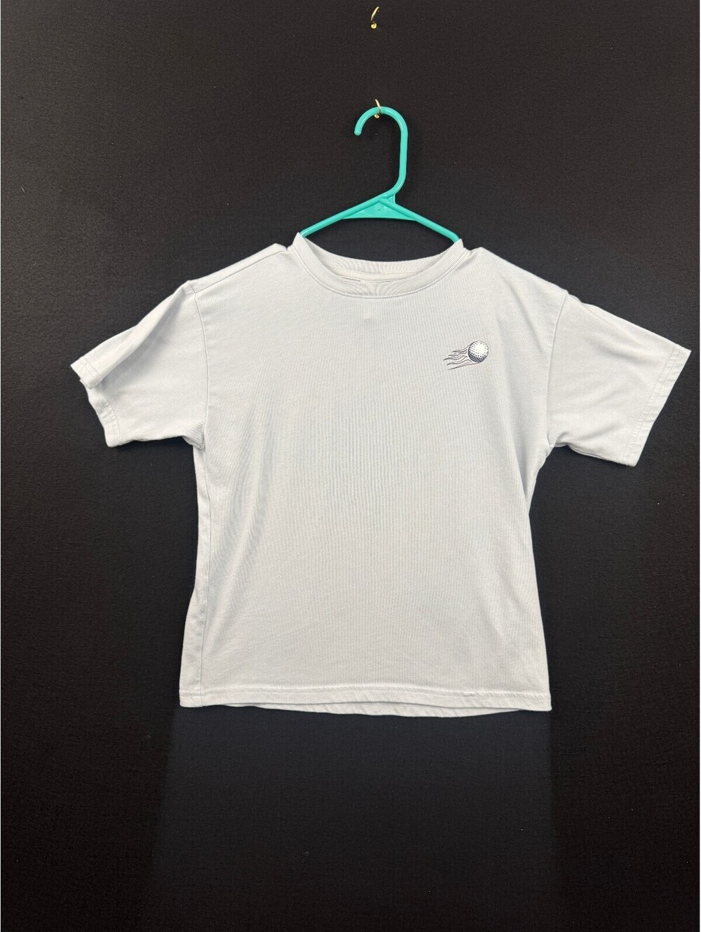 Girls' All in Motion Gray Golf Graphic T-Shirt Size M (10-12)